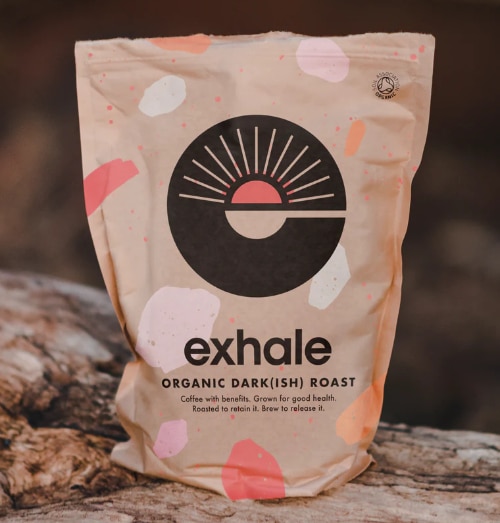 Exhale Organic Darkish Roast Coffee